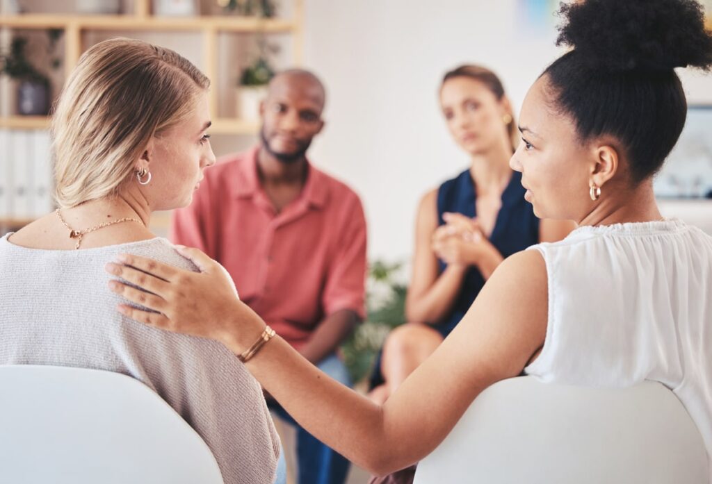 group therapy during eating disorder treatment in Atlanta