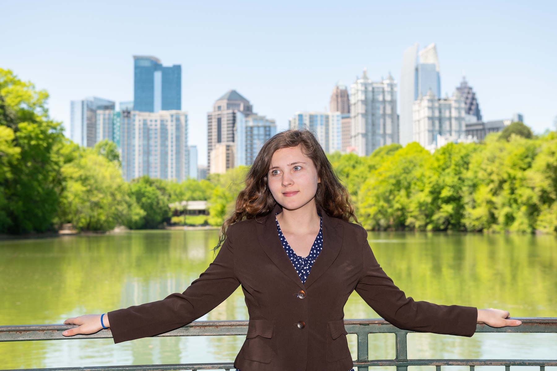 young professional woman struggling with substance use as she navigates her career in Atlanta