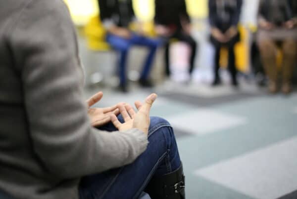 client with BPD in group therapy session